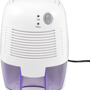 USB Mini Dehumidifier 500ml Silent Auto-Off Bedroom Bathroom Car