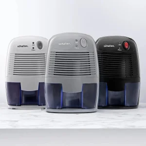 Schallen 500ml Mini Portable Compact Air Dehumidifier for Damp, Moisture& Mould